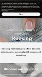 Mobile Screenshot of keesingtechnologies.com