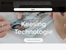 Tablet Screenshot of keesingtechnologies.com